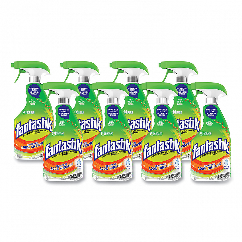 Disinfectant Multi-Purpose Cleaner Fresh Scent, 32 oz Spray Bottle, 8/Carton (366095)