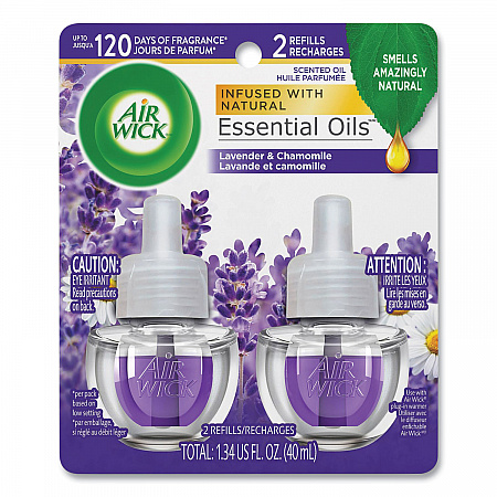 Scented Oil Refill, Lavender and Chamomile, 0.67 oz, 2/Pack (78473PK)