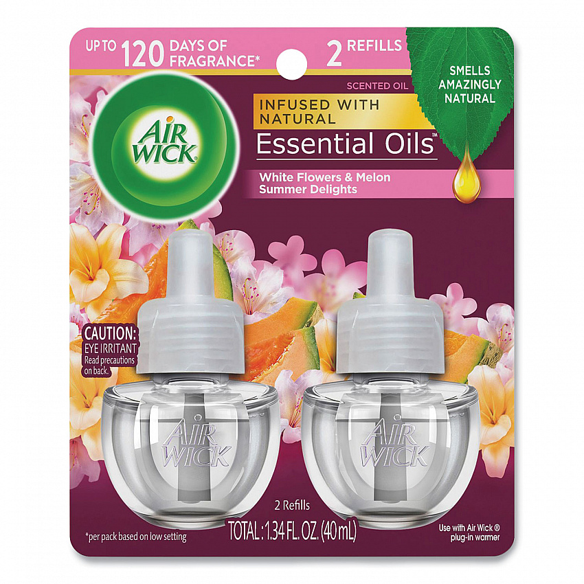 Scented Oil Refills, Summer Delights, 0.67 oz, 2/Pack (91112PK)