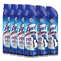 Disinfectant Spray II Pet Odor Eliminator, Fresh Scent, 15 oz Aerosol Spray, 12/Carton (99804CT)