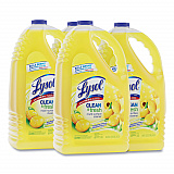 Clean and Fresh Multi-Surface Disinfectant Cleaner, Sparkling Lemon and Sunflower Essence, 144 oz Bottle, 4/Carton (77617)