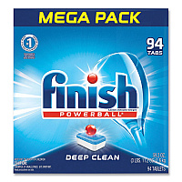 Powerball Dishwasher Tabs, Fresh Scent, 94/Box (97330)