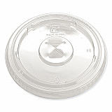 Greenware Cold Drink Lids, X-Slot, Fits 12 oz to 20 oz Cold Cups, Plastic, Clear, 1,000/Carton (LKC1220FX)