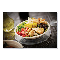 EarthChoice Fiber-Blend Bagasse Dinnerware, Bowl, Sugarcane, 32 oz, Natural, 400/Carton (YMC508BWL32P)