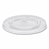Cold Cup Lids, Fits 12 oz/14 oz/16 oz/20 oz Cold Cups, Plastic, Clear, 1,680/Carton (YLP22C)