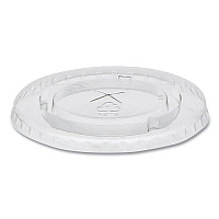 Cold Cup Lids, Fits 12 oz/14 oz/16 oz/20 oz Cold Cups, Plastic, Clear, 1,680/Carton (YLP22C)
