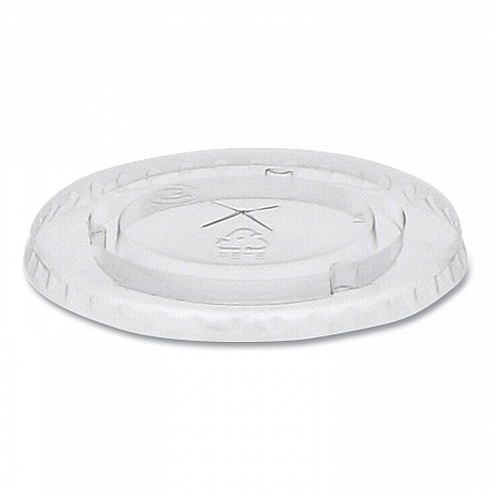 Cold Cup Lids, Fits 12 oz/14 oz/16 oz/20 oz Cold Cups, Plastic, Clear, 1,680/Carton (YLP22C)
