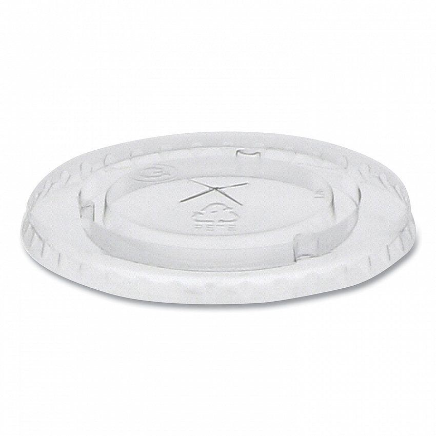 Cold Cup Lids, Fits 12 oz/14 oz/16 oz/20 oz Cold Cups, Plastic, Clear, 1,680/Carton (YLP22C)