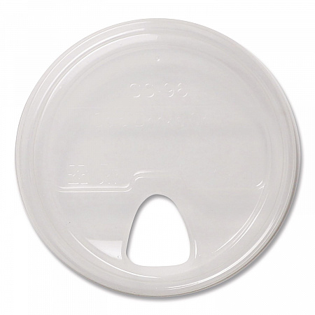 PLA Clear Cold Cup Lids, Fits 9 oz to 24 oz Cold Cups, Plastic, Clear, 1,000/Carton (CPLCS12NS)