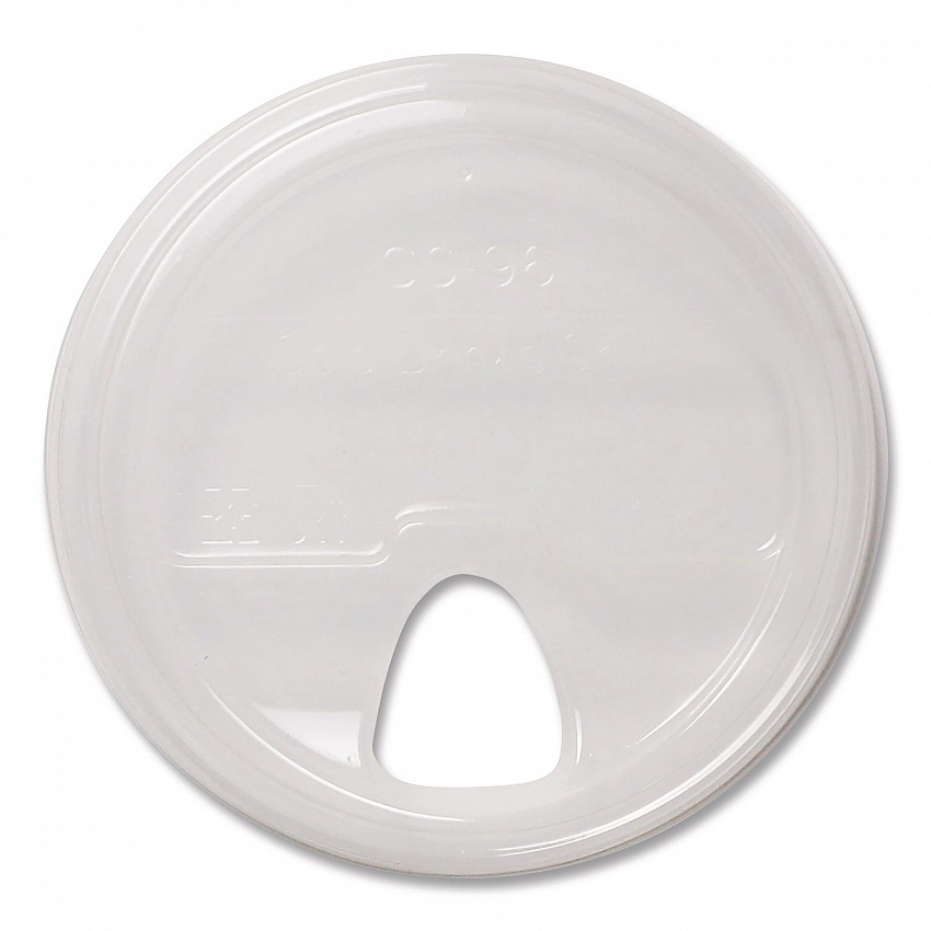 PLA Clear Cold Cup Lids, Fits 9 oz to 24 oz Cold Cups, Plastic, Clear, 1,000/Carton (CPLCS12NS)