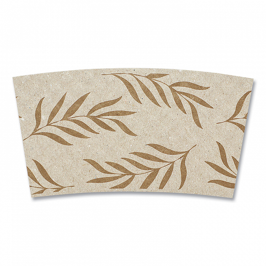 Hot Cup Sleeves, Fits 8 oz Cups, Natural, 1,000/Carton (SLPAME)