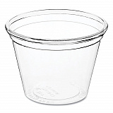 PLA Clear Cold Cups, 1oz, Plastic, Clear, 3,000/Carton (CPCS1S)