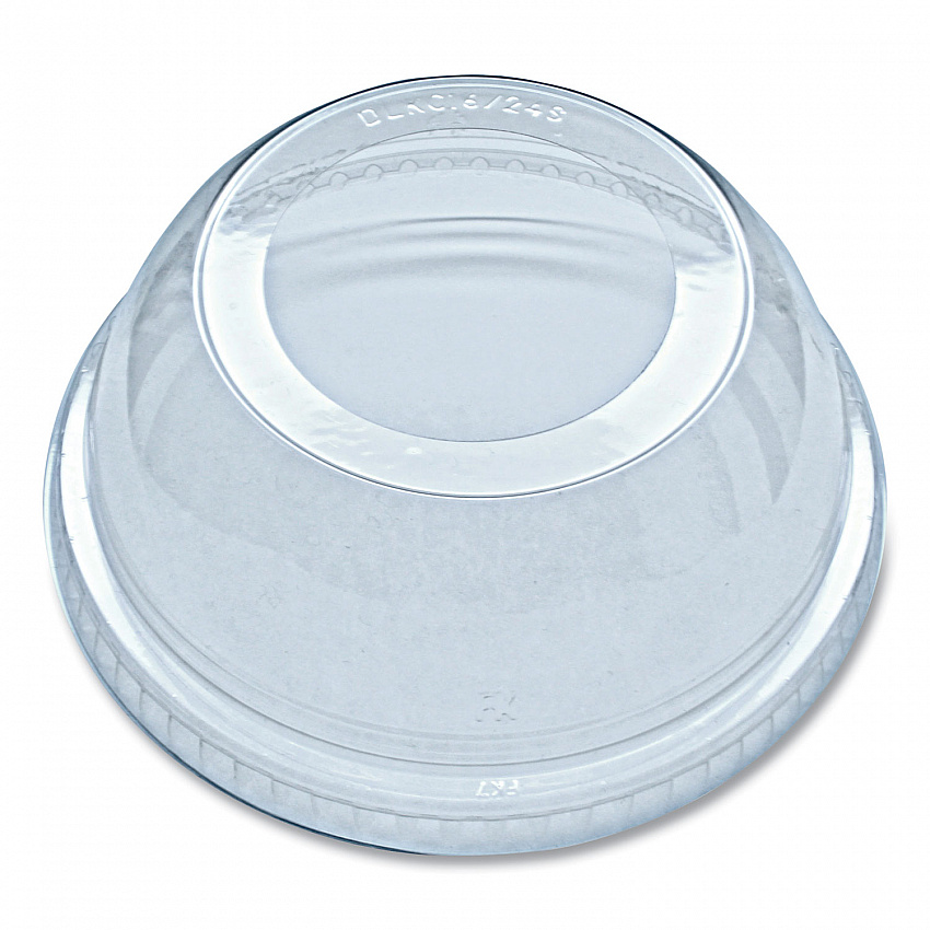 Greenware Cold Drink Lids, Dome, Fits 16 oz to 24 oz Cold Cups, Plastic, Clear, 1,000/Carton (DLKC1624S)