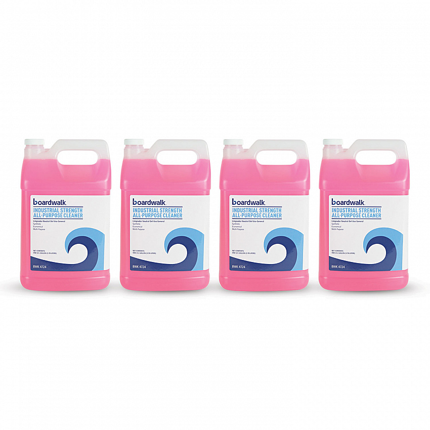 Industrial Strength All-Purpose Cleaner, Lemon Scent, 1 gal Bottle, 4/Carton (4724)