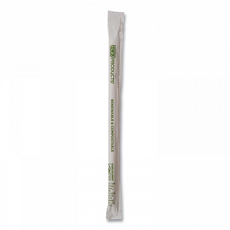 Renewable and Compostable PHA Straws, 7.75