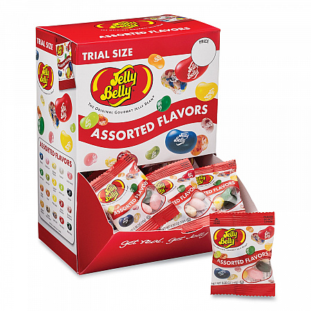 Jelly Beans, Assorted Flavors, 80/Dispenser Box (72512)