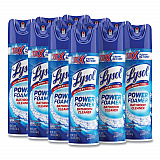 Power Foam Bathroom Cleaner, Unscented, 24 oz Aerosol Spray, 12/Carton (02569CT)