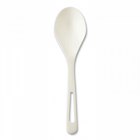 TPLA Bulk Cutlery, Soup Spoon, Plastic, Light Beige, 1,000/Carton (SOPSB)