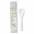 TPLA Wrapped Cutlery, Spork, Plastic, Light Beige, 750/Carton (RKPSI)