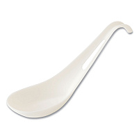 TPLA Bulk Cutlery, Asian Soup Spoon, Plastic, Light Beige, 500/Carton (SPTPAS)