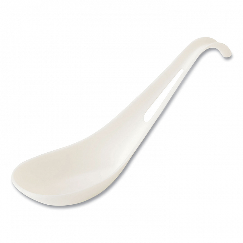 TPLA Bulk Cutlery, Asian Soup Spoon, Plastic, Light Beige, 500/Carton (SPTPAS)