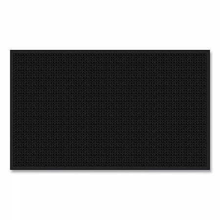Absorba Select Entry Mat, Rectangular, Pepper/Black Crush-Resistant Needle-Punched Surface, 48