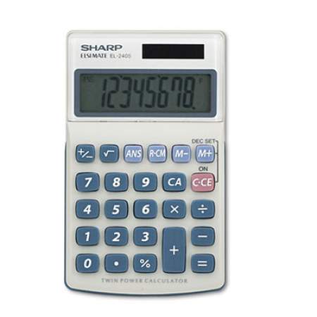 Sharp EL240SB Handheld Business Calculator, 8-Digit LCD (EL240SAB)