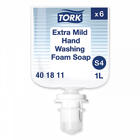 Extra Mild Foam Soap Refill, Unscented, 1 L, 6/Carton (401811)
