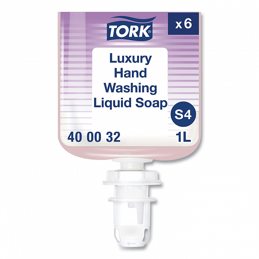 Luxury Liquid Soap Refill, Soft Rose Scent, 1 L, 6/Carton (400032)