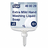 Premium Extra Mild Soap Refill, Unscented, 1 L, 6/Carton (400029)