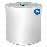 Pro Hard Roll Paper Towels with Absorbency Pockets for Scott Pro Dispenser, Green Core Only, 1-Ply, 7.5" x 900 ft,6 Rolls/CT (43961)