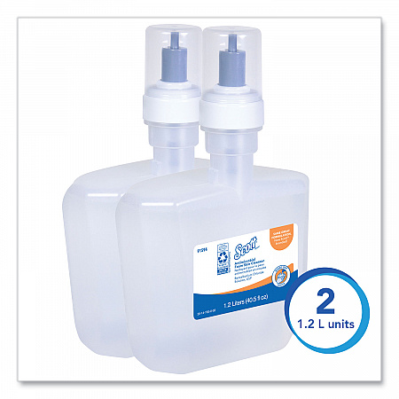 Antimicrobial Foam Skin Cleanser Refill, Fresh Scent, 1,200 mL, 2/Carton (91594)