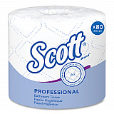 Essential Standard Roll Bathroom Tissue for Business, Septic Safe, 2-Ply, White, 550 Sheets/Roll, 80 Rolls/Carton (04460)