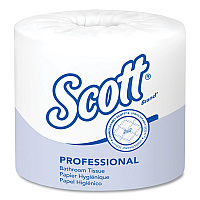 Essential Standard Roll Bathroom Tissue for Business, Septic Safe, 1-Ply, White, 1,210 Sheets/Roll, 80 Rolls/Carton (05102CT)