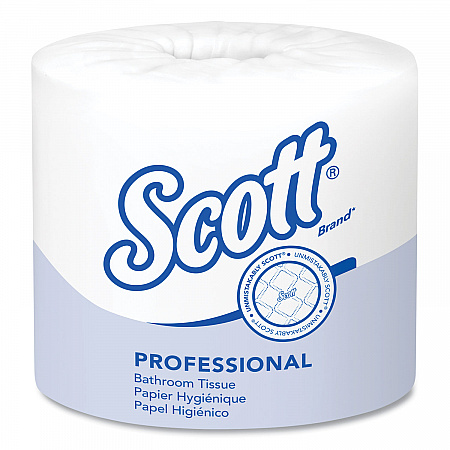 Essential Standard Roll Bathroom Tissue for Business, Septic Safe, 1-Ply, White, 1,210 Sheets/Roll, 80 Rolls/Carton (05102CT)