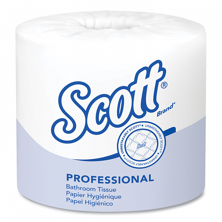 Essential Standard Roll Bathroom Tissue for Business, Septic Safe, 1-Ply, White, 1,210 Sheets/Roll, 80 Rolls/Carton (05102CT)