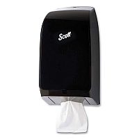 Hygienic Bathroom Tissue Dispenser, 7 x 5.73 x 13.34, Black (39728)