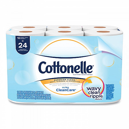 Clean Care Bathroom Tissue, Septic Safe, 1-Ply, White, 170 Sheets/Roll, 48 Rolls/Carton (12456)