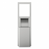 MOD Stainless Steel Recessed Wall Unit with Trash Receptacle, 11 x 4.5 x 54.5 (35370)