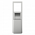 MOD Stainless Steel Recessed Wall Unit with Trash Receptacle, 11 x 4.5 x 54.5 (35370)