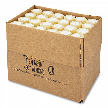 Iodized Salt Shakers, 4 oz, 48/Carton (14390)