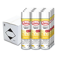 Spray Q Disinfectant, Lemon Scent, 17 oz Aerosol Spray, Dozen (1002)