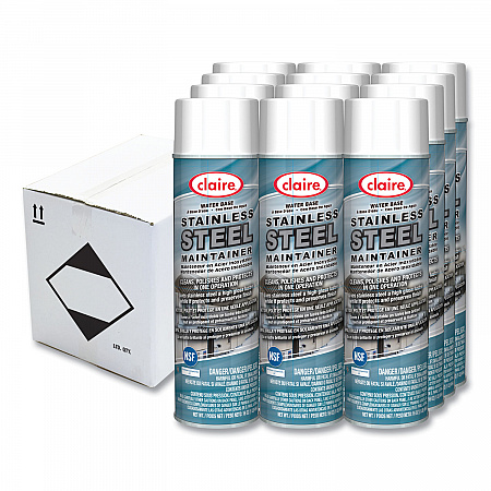 Stainless Steel Maintainer, 16 oz Aerosol Spray, Dozen (844)