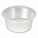 Portion Cups, 1.5 oz, Plastic, Clear, 250/Sleeve, 10 Sleeves/Carton (PPC150)