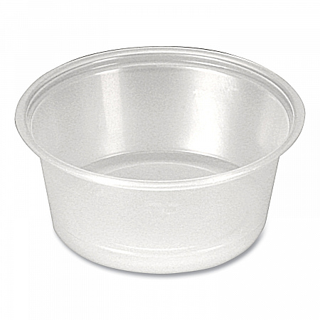 Portion Cups, 1.5 oz, Plastic, Clear, 250/Sleeve, 10 Sleeves/Carton (PPC150)
