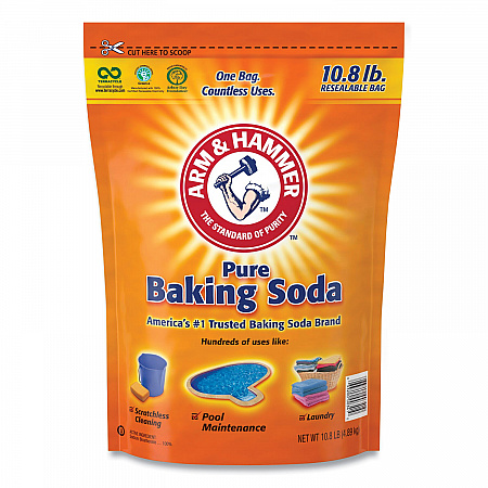 Baking Soda, 10.8 lb Resealable Bag (3320000341EA)