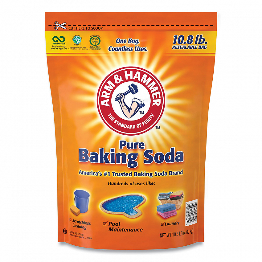 Baking Soda, 10.8 lb Resealable Bag (3320000341EA)