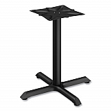 Alera Hospitality Series Single-Column Bases, 27.5" Diameter, 28.5"h, 300 lb Cap, Steel, Black (TBH283B)