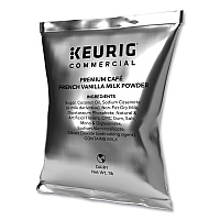 Premium Cafe Powders, Vanilla, 1 lb Bag, 12/Carton (9794)