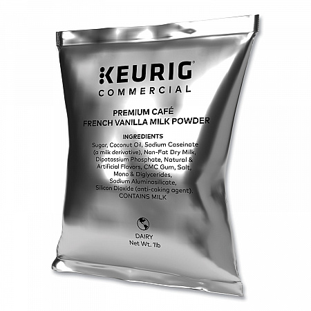 Premium Cafe Powders, Vanilla, 1 lb Bag, 12/Carton (9794)